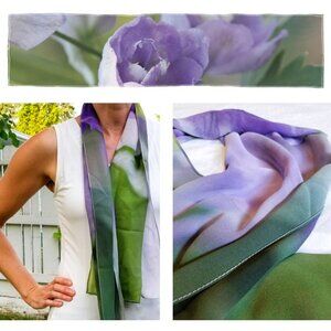 silk georgette scarf